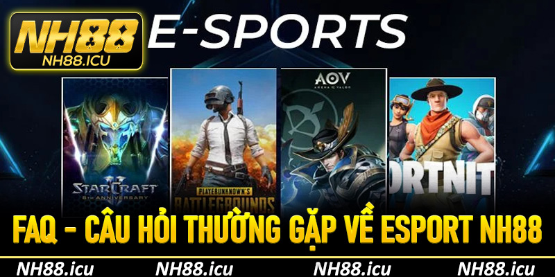 FAQ - Giải đáp câu hỏi thường gặp về esport NH88